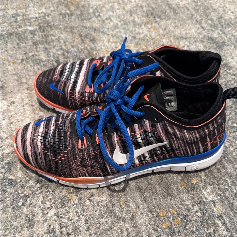 Nike Athletic Shoes - Black, Blue, Orange - Picture 2 of 5